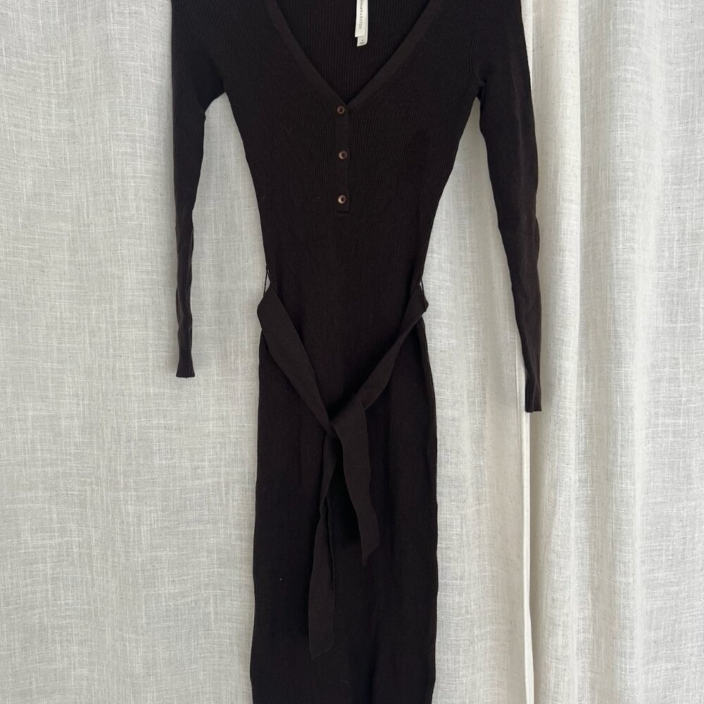 Aritzia Henley Sweater Dress size S - Picture 2 of 4
